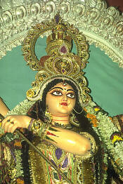 Closeup of Durga