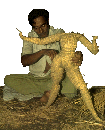 straw sculpture