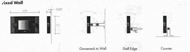 Miko Wall Kiosk Line Drawings