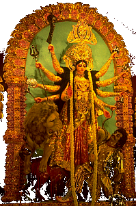 Durga Puja shrine