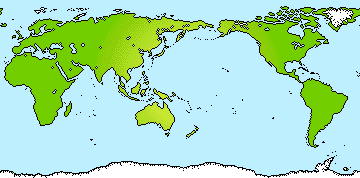 World map.